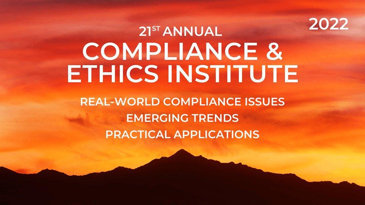 Annual Compliance & Ethics Institute