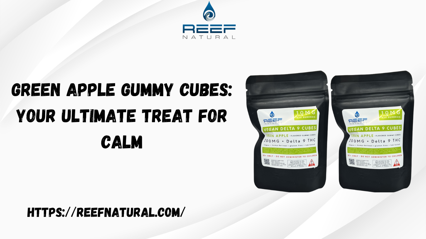 Green Apple Gummy Cubes