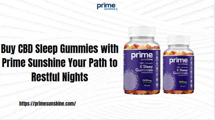 Buy CBD sleep gummies